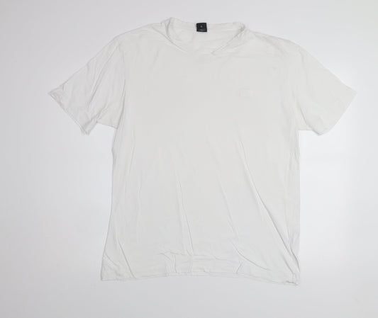 Mens UK Size XL HUGO BOSS White  T-Shirt