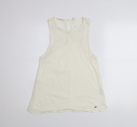 Womens UK Size 12 O'Neill Ivory Camisole Tank