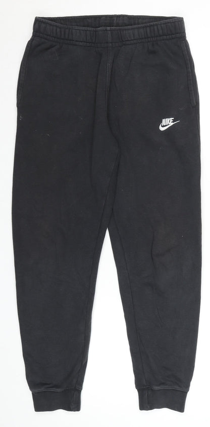 Nike Men's Black Fleece Jogger Sweatpants Size S Regular Fit