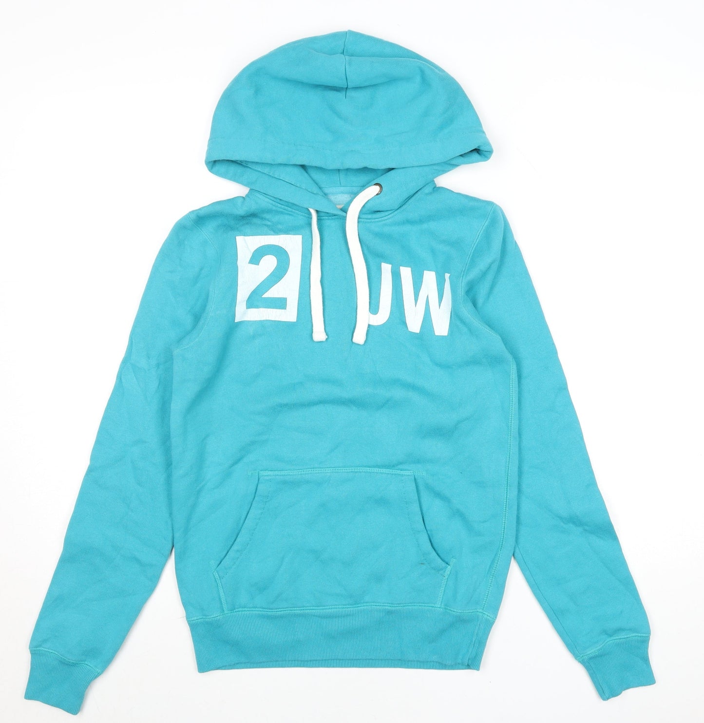 Womens UK Size 8 Jack Wills Blue Pullover Hoodie