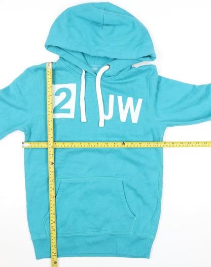 Womens UK Size 8 Jack Wills Blue Pullover Hoodie