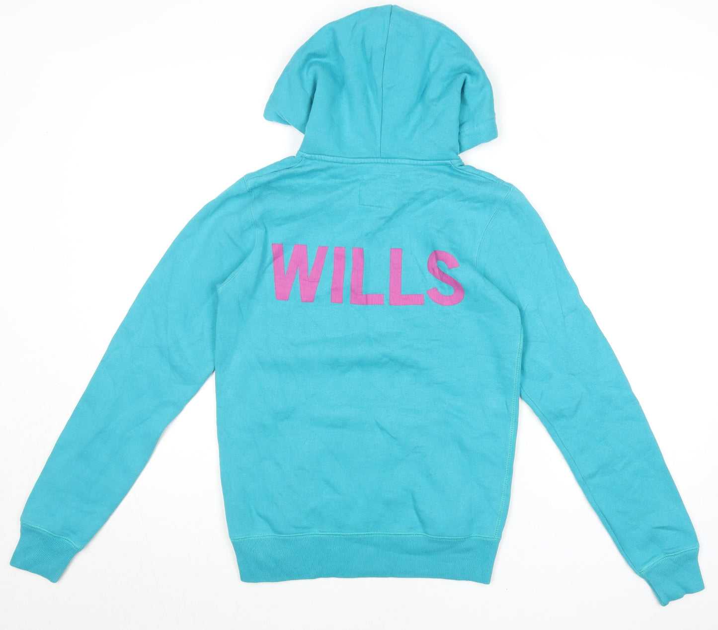 Womens UK Size 8 Jack Wills Blue Pullover Hoodie