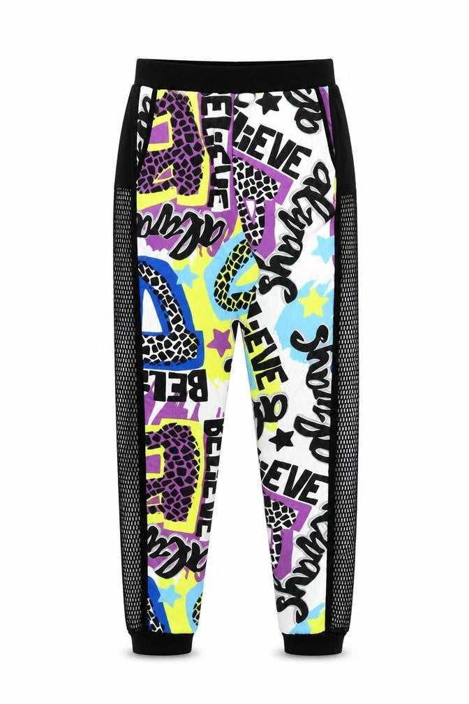 Unisex Adultss UK Size M Souchi Regular Fit Jogger Multicoloured Trousers