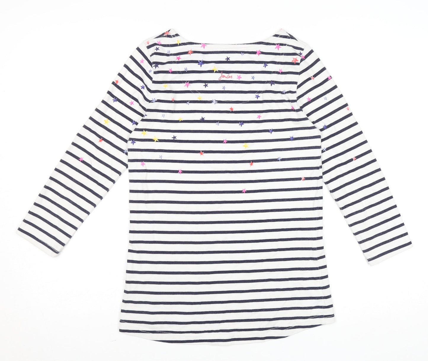 Womens UK Size 8 Joules White Basic T-Shirt