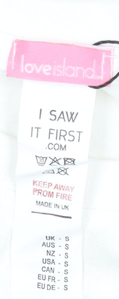 Womens UK Size S I SAW IT FIRST T-Shirt Dress