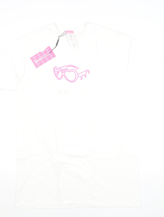 Womens UK Size S I SAW IT FIRST T-Shirt Dress