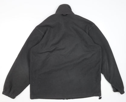 Mens UK Size M Icepeak Black Fleece Jacket