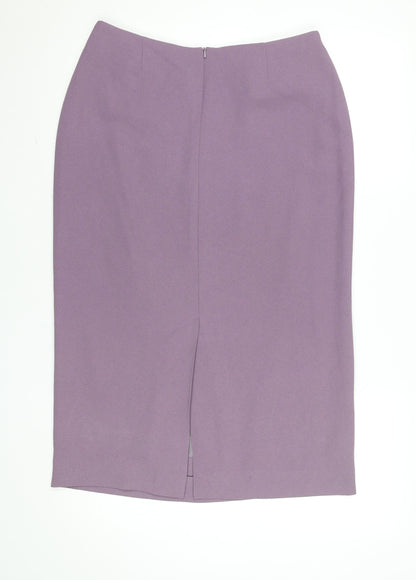 Womens UK Size 14 Gold Straight & Pencil Twill Skirt