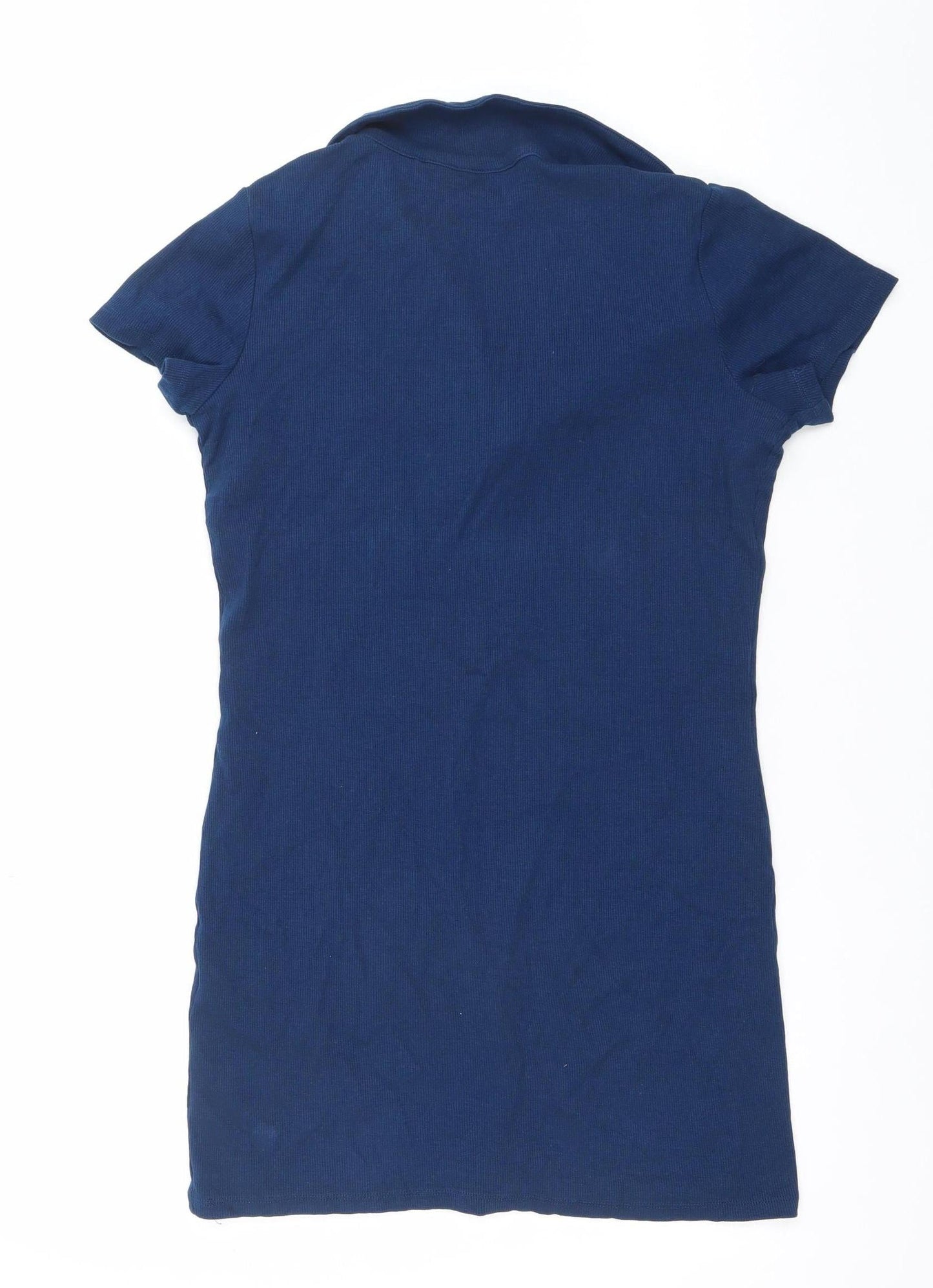 Womens UK Size M Yale University Blue Basic Polo