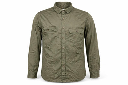 Lee Cooper Men's Green Long Sleeve Button-Up Casual Shirt M
