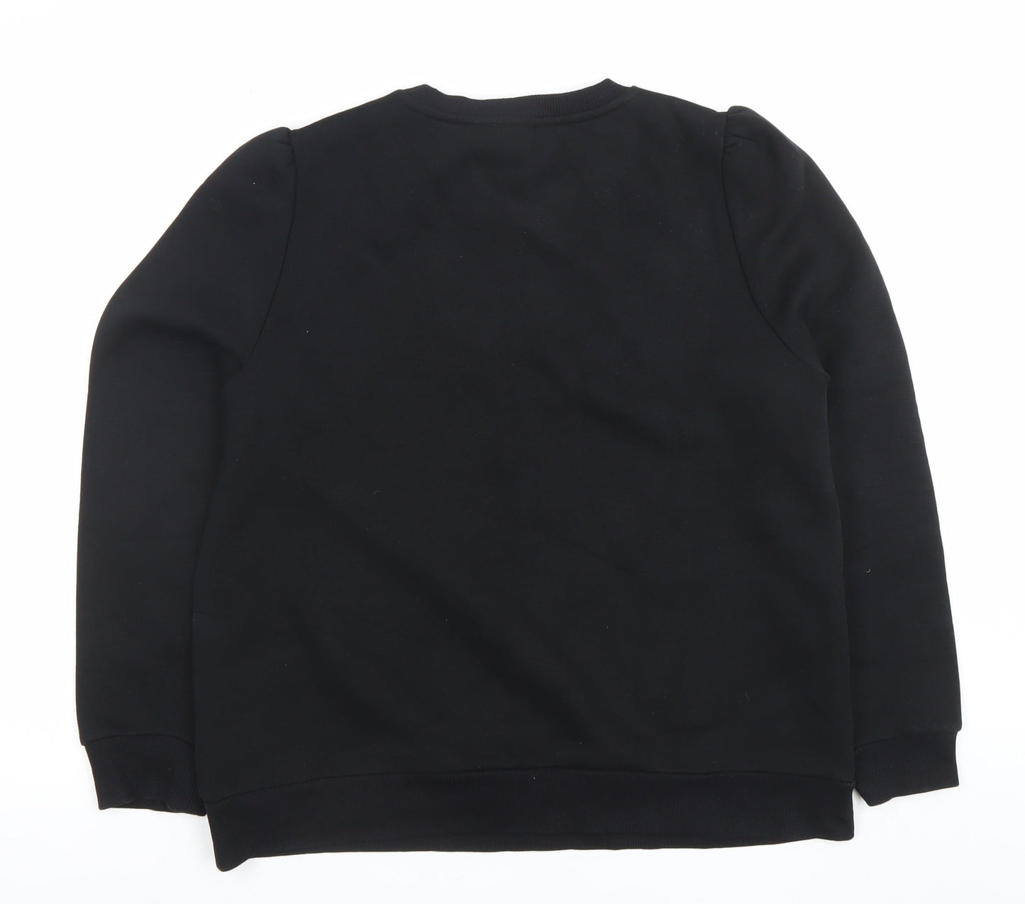 Womens UK Size XL SAYIDOA Black Pullover Sweatshirt