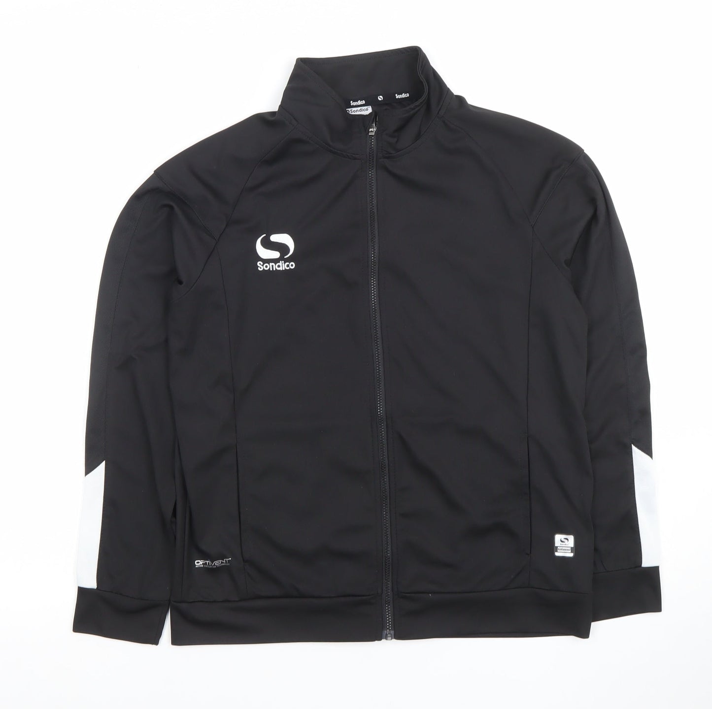 Boys UK Size 13 Years Sondico Black Full Zip Hoodie