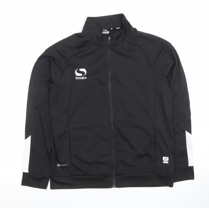 Boys UK Size 13 Years Sondico Black Full Zip Hoodie