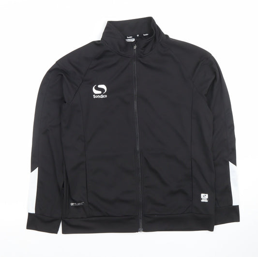 Boys UK Size 13 Years Sondico Black Full Zip Hoodie