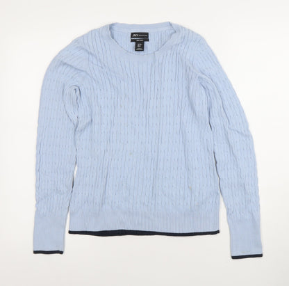 Womens UK Size M Jones New York Blue Pullover Jumper