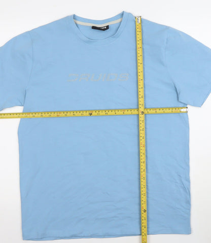 Mens UK Size S DRUIDS Blue  T-Shirt
