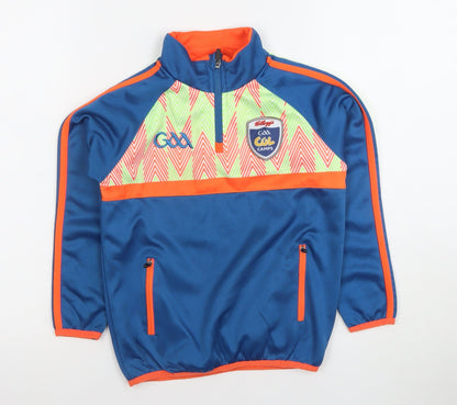 O'Neills Boys Blue 1/2 Zip GAA Cúl Camps Sweatshirt Size 2 Years