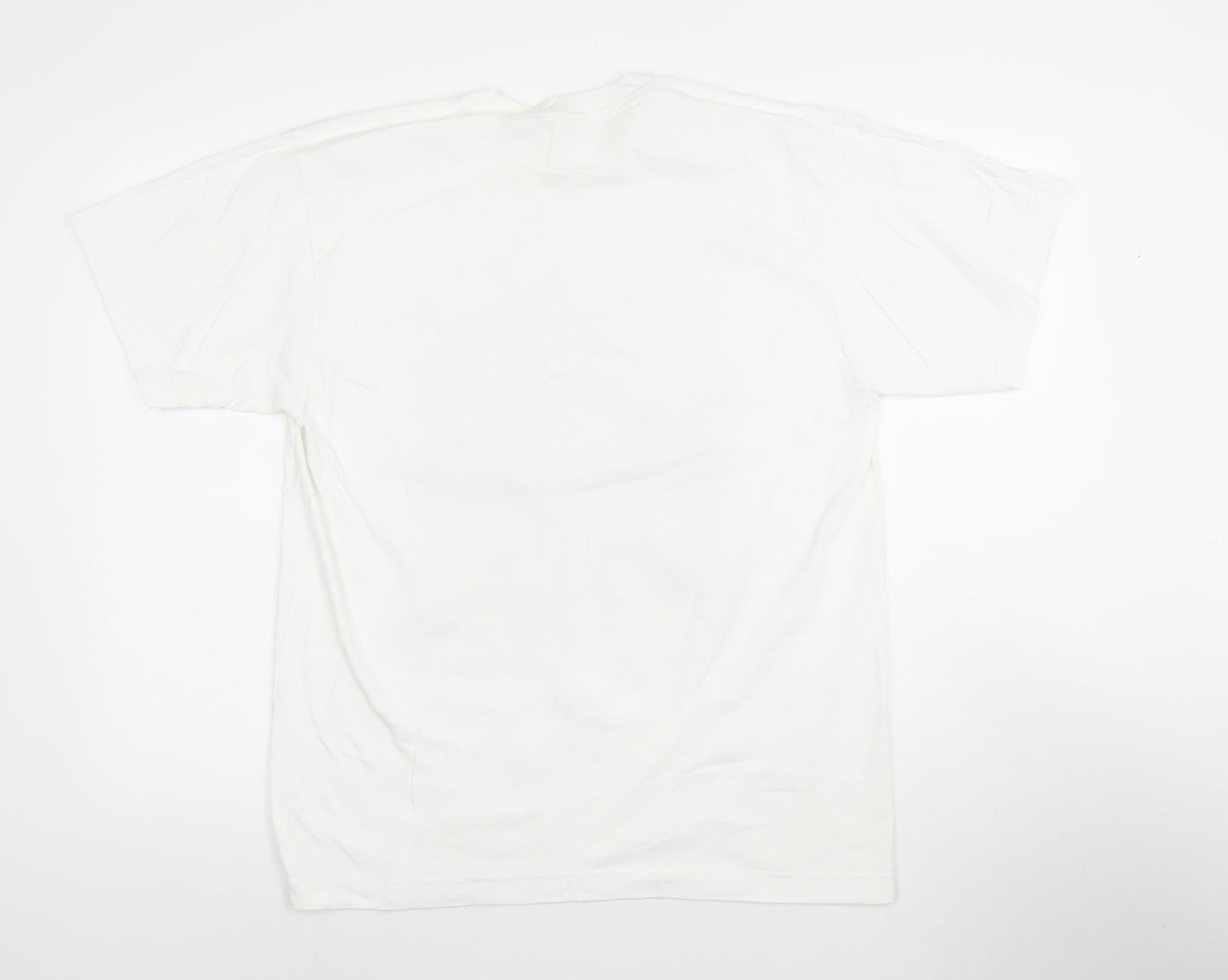 Joligolf Men's White Bangkok Thailand Graphic Cotton T-Shirt L Vintage