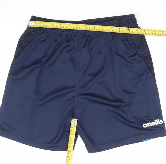 O'Neills Men's Blue Small Athletic Sports Shorts