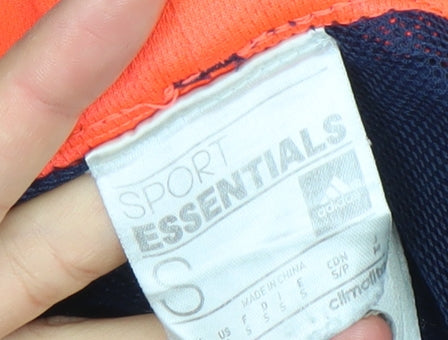 Adidas Men's Navy Blue Small Track Pants Climalite Elastic Waist