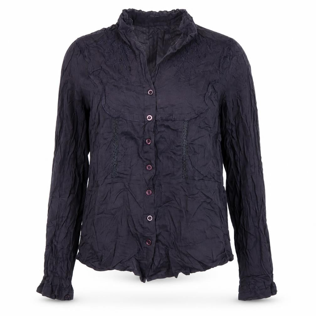 Womens UK Size 14 Punt Roma Blue Classic Blouse