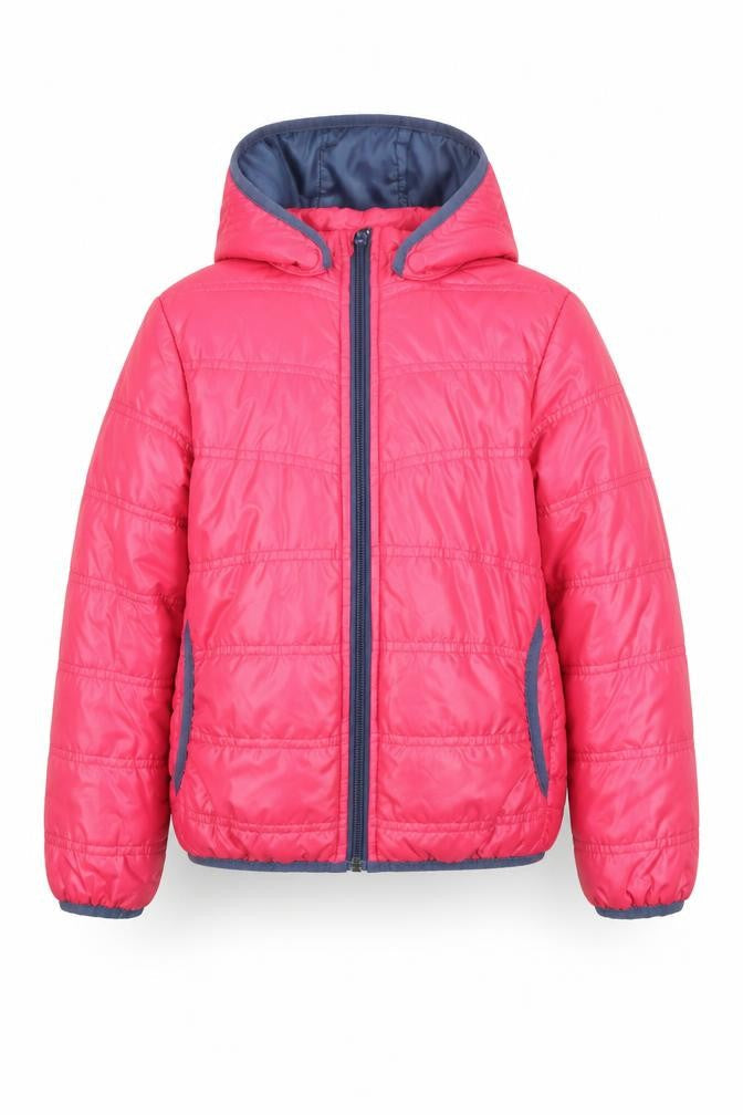 Girls UK Size 7 Years name it Pink Puffer Jacket