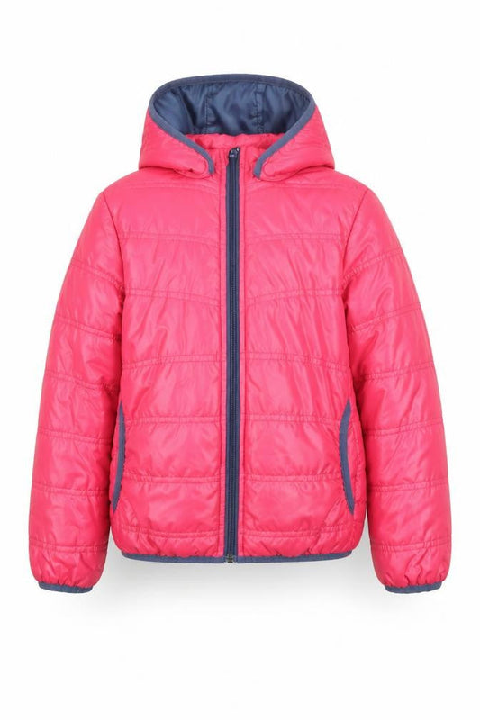 Girls UK Size 7 Years name it Pink Puffer Jacket