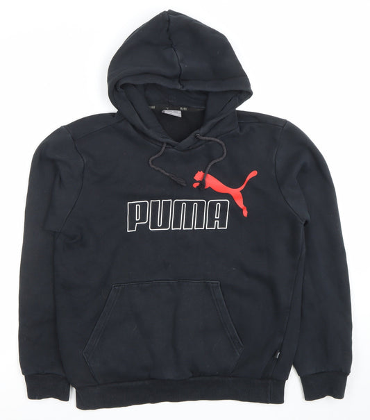 Mens UK Size XS PUMA Black Pullover Hoodie