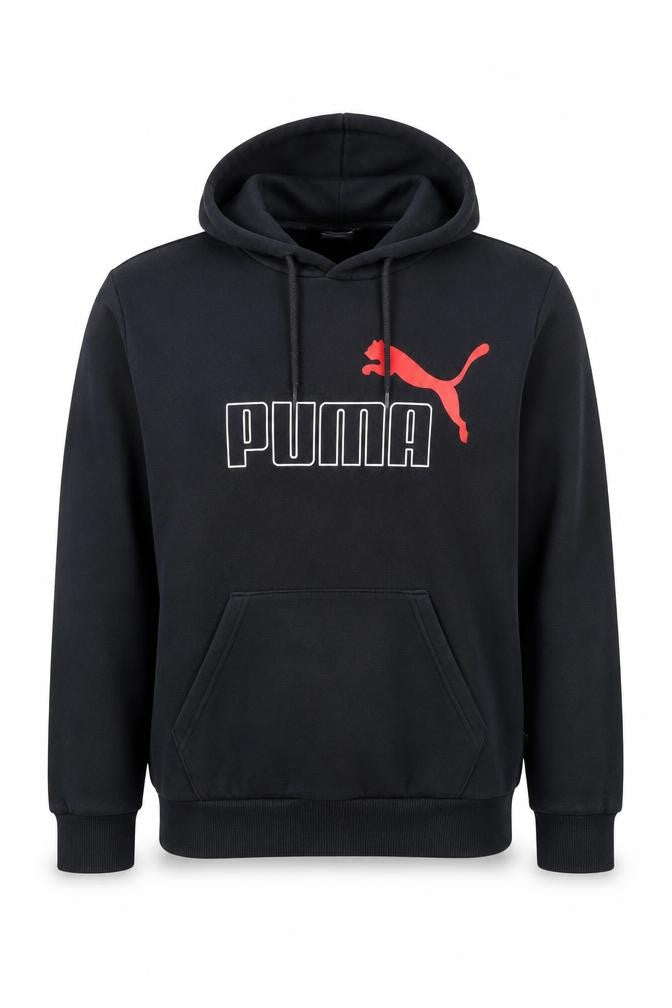 Mens UK Size XS PUMA Black Pullover Hoodie