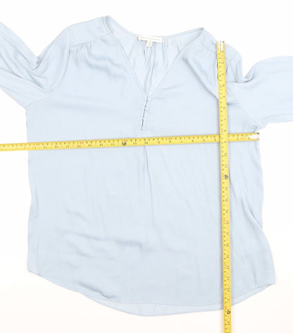 Womens UK Size M Maison d'Amélie Blue Basic Blouse