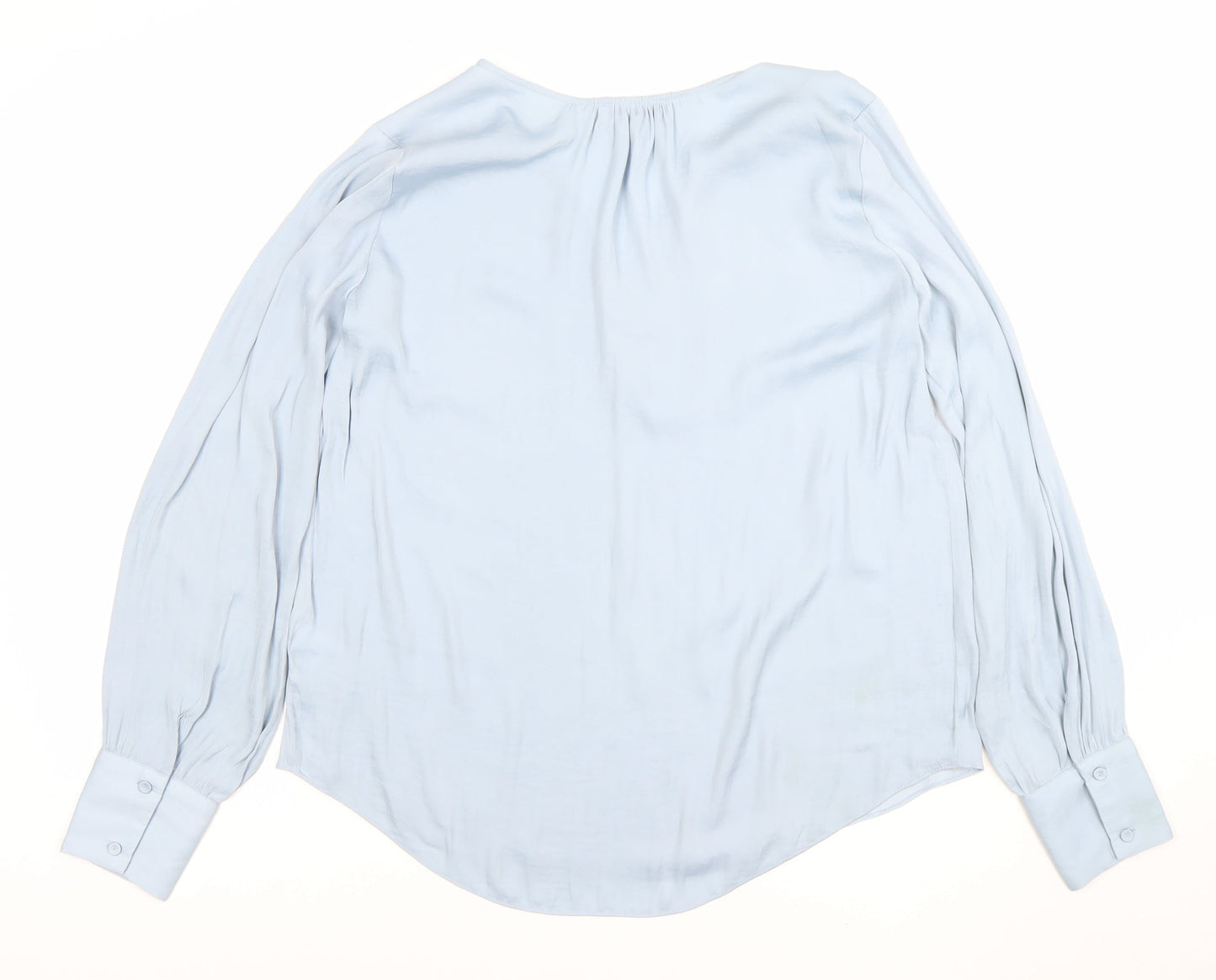 Womens UK Size M Maison d'Amélie Blue Basic Blouse
