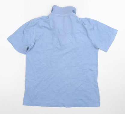 Boys UK Size 10-11 Years St. Bernard for Dunnes Stores Blue Basic Polo