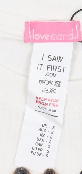 Womens UK Size S I SAW IT FIRST T-Shirt Dress