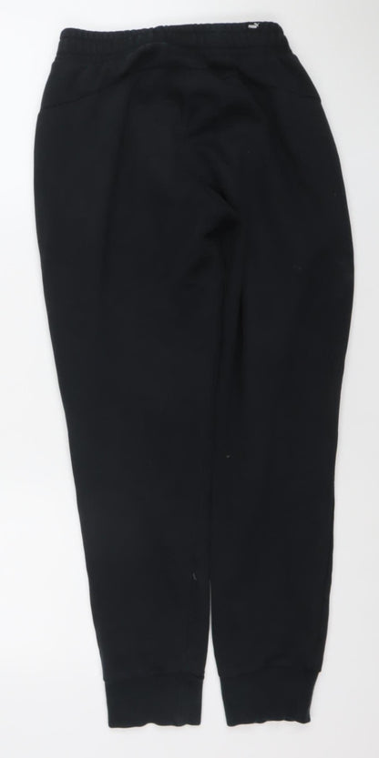 Puma Mens Black XS Jogger Activewear Sweatpants Tapered Fit
