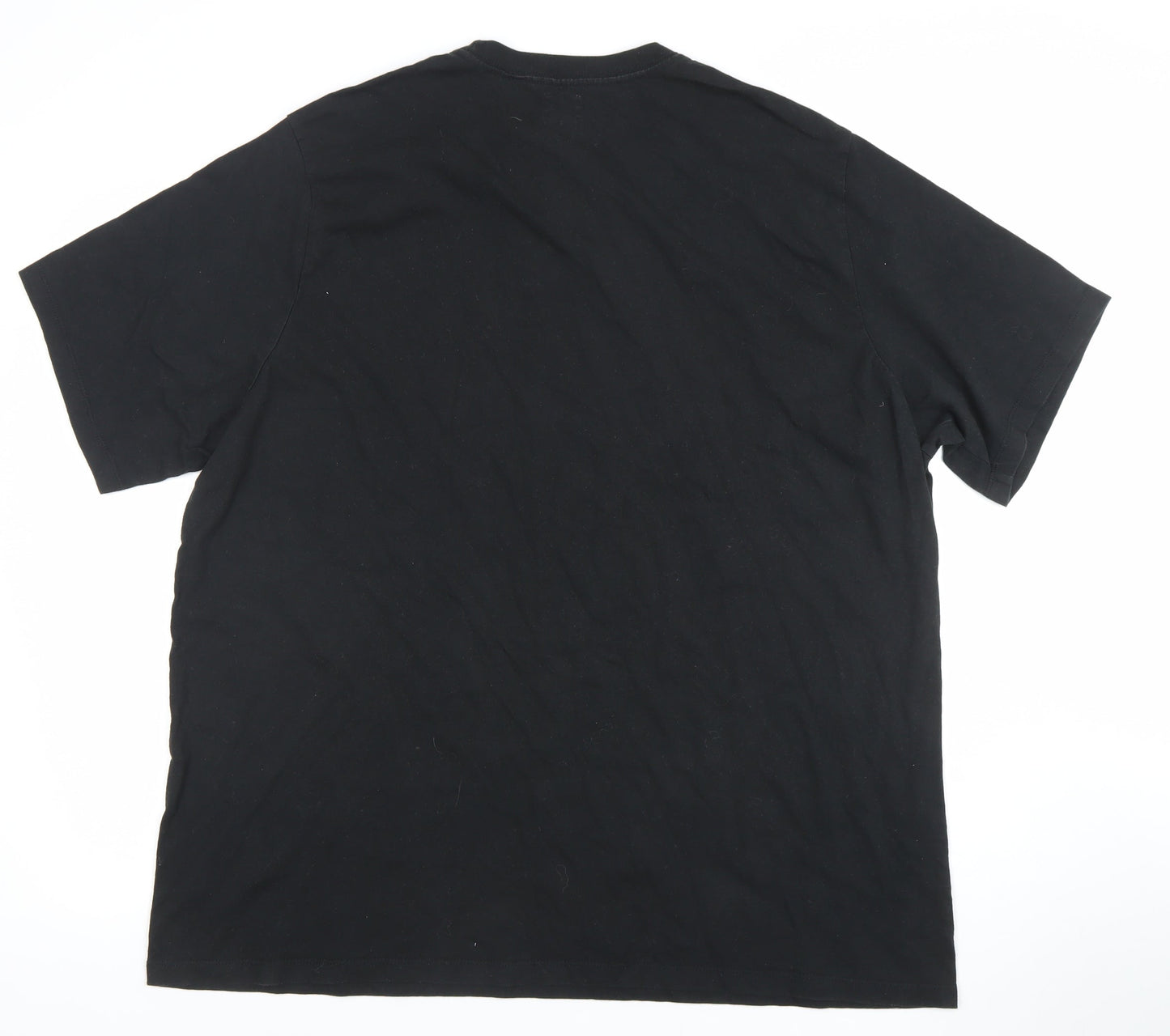 Levi's Men's Black 2XL Crew Neck Cotton Logo T-Shirt