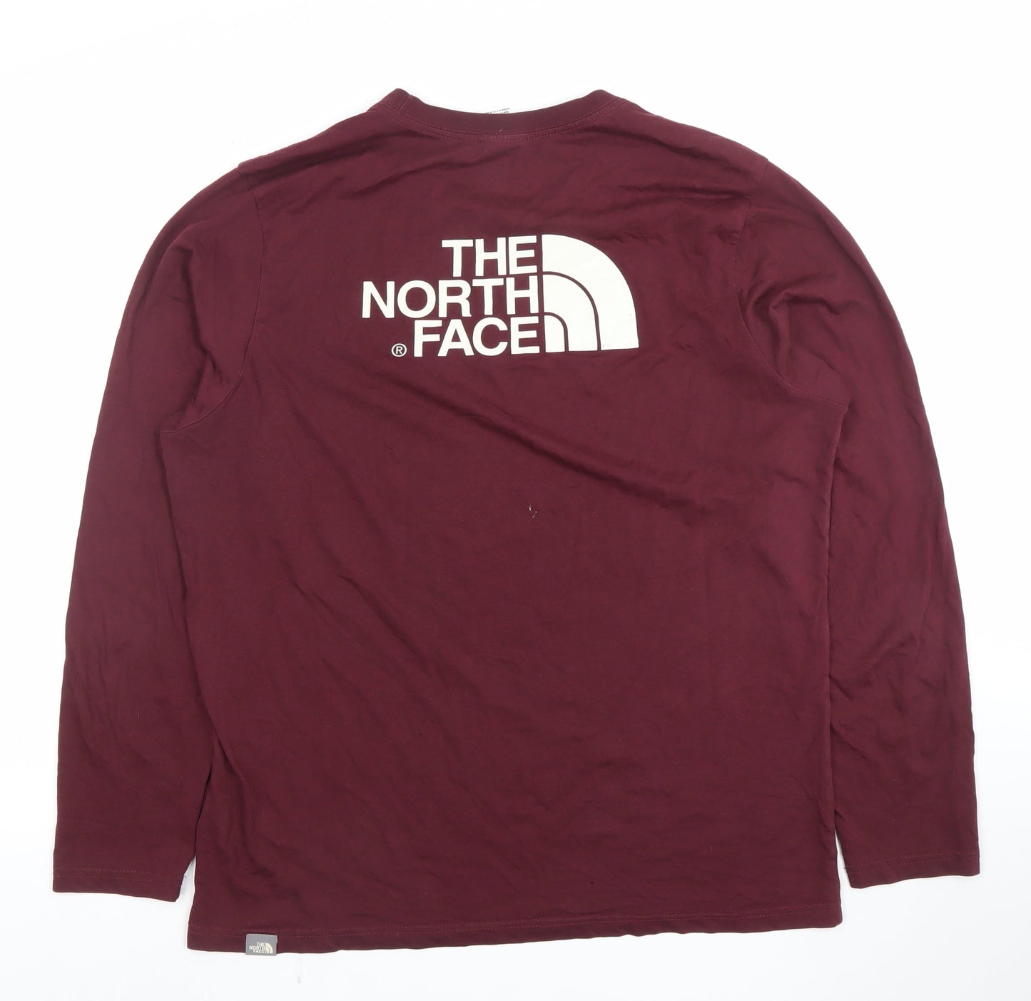 The North Face Men's Purple Long Sleeve Cotton T-Shirt Size M
