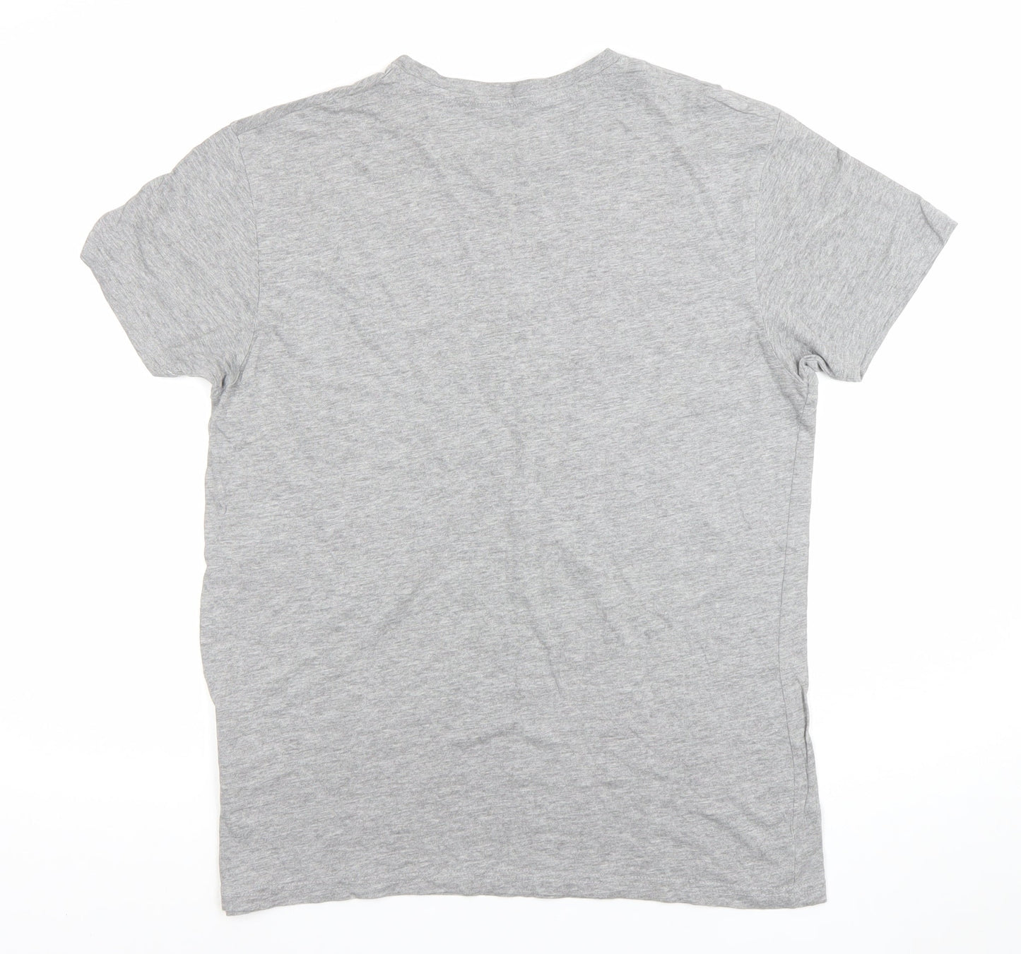 Primark Men's Grey Bronx Graphic Print Cotton T-Shirt Size M