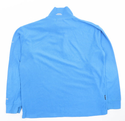 Trespass Men's Blue Fleece 1/2 Zip Pullover Sweatshirt Size M