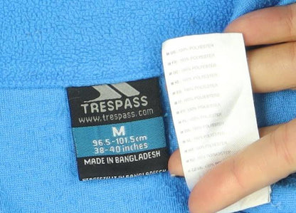 Trespass Men's Blue Fleece 1/2 Zip Pullover Sweatshirt Size M