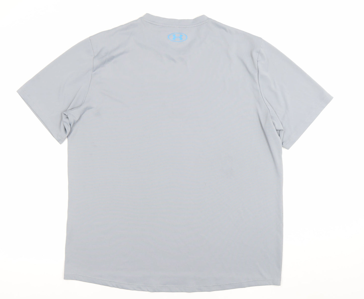 Mens UK Size L Under armour Grey Running & JoggingGym & TrainingFootball T-Shirt