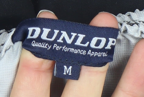 Dunlop Men's Black Athletic Sports Shorts M Quick Dry Breathable