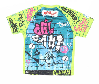 Azzurri Boys Multicoloured 2 Years Chill Camp Graphic Jersey T-Shirt