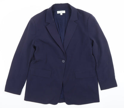 Womens UK Size 12 Carolyn Donnelly Regular Blue Blazer