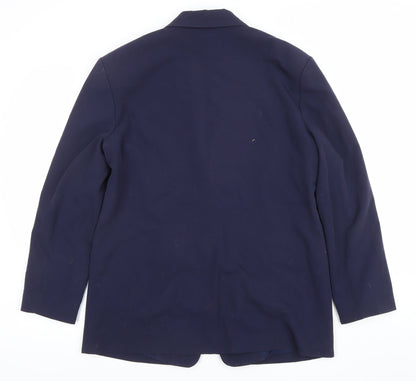 Womens UK Size 12 Carolyn Donnelly Regular Blue Blazer