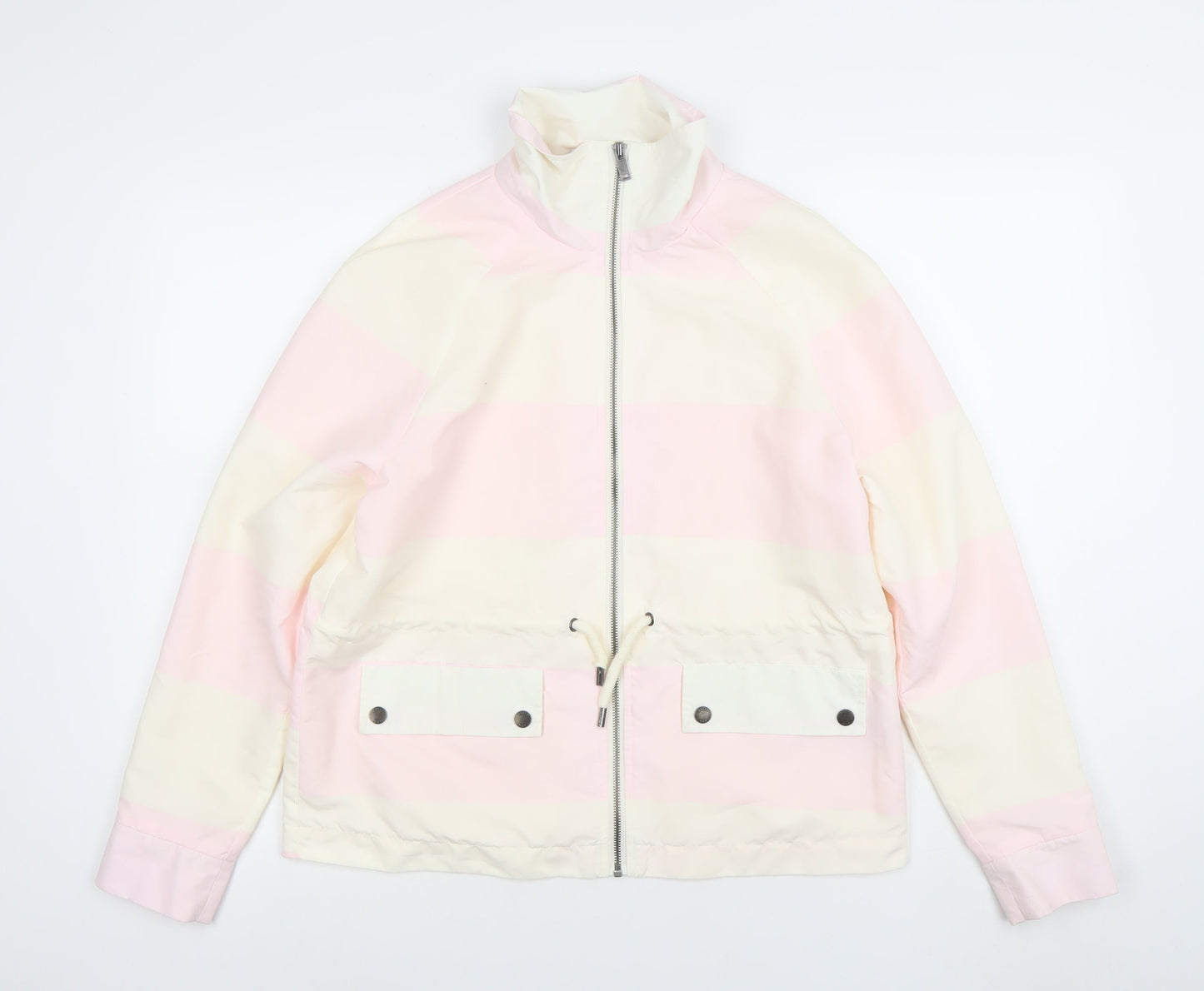 Womens UK Size M Noisy may Pink Windbreaker Coat
