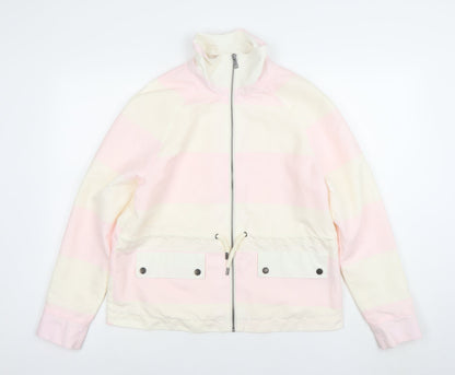 Womens UK Size M Noisy may Pink Windbreaker Coat