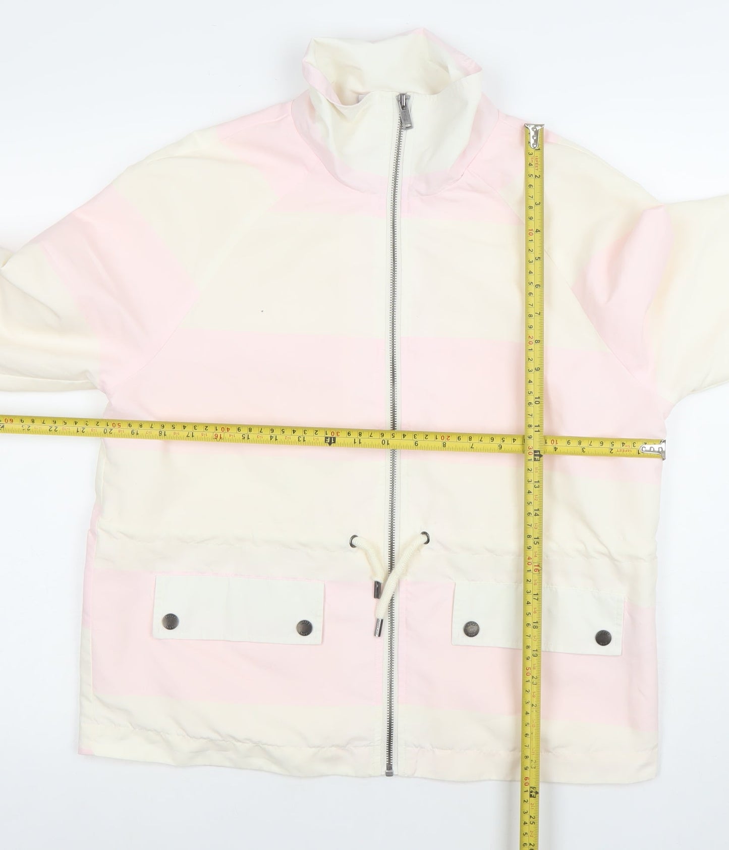 Womens UK Size M Noisy may Pink Windbreaker Coat