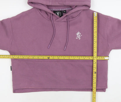 Womens UK Size 10 Gym King Purple Pullover Hoodie