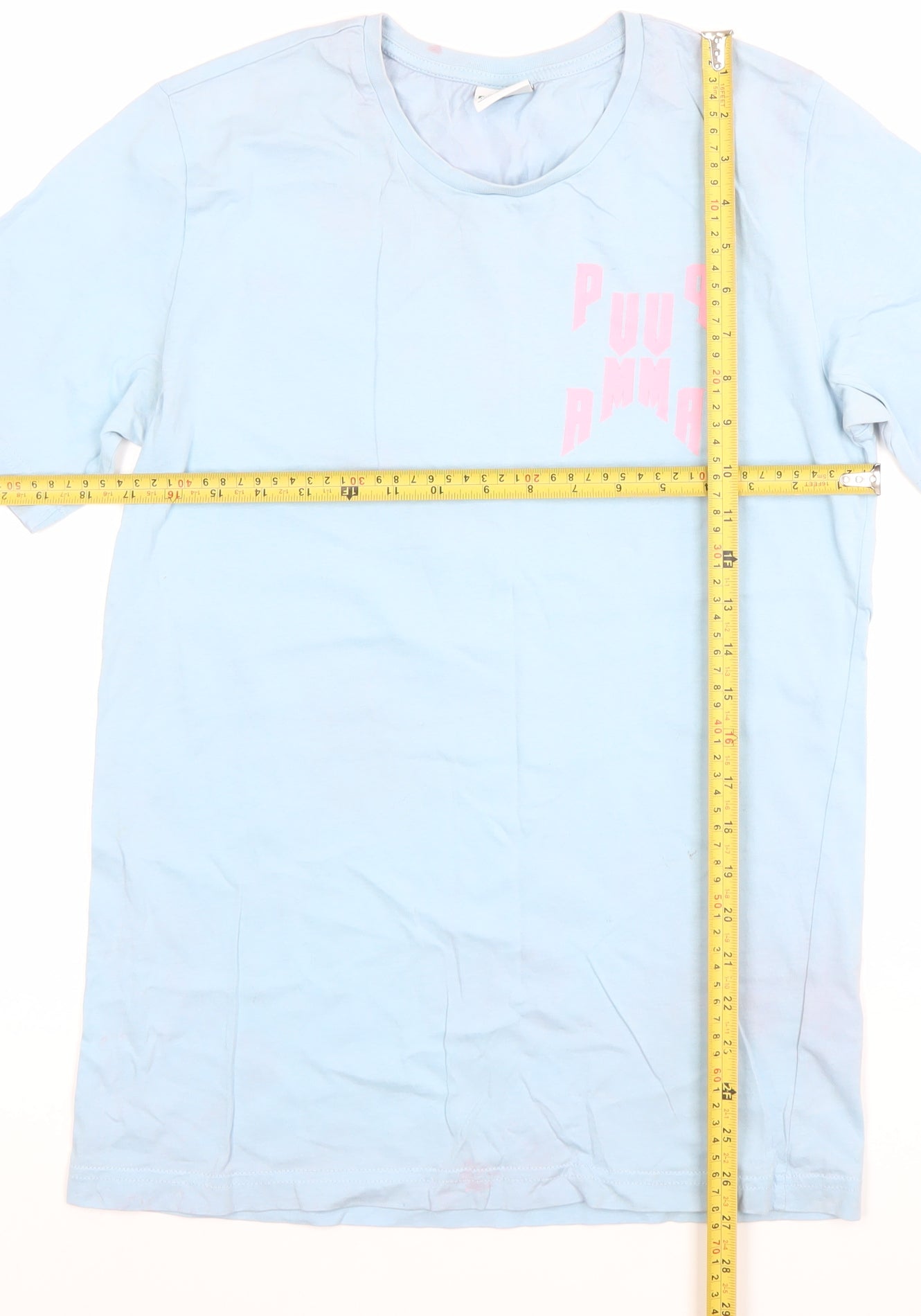 Mens UK Size XS PUMA Blue  T-Shirt