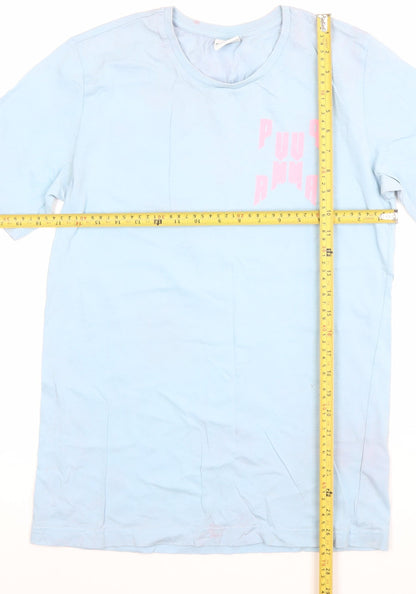 Mens UK Size XS PUMA Blue  T-Shirt